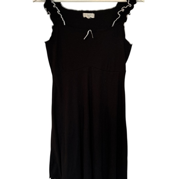 See You Monday Black Spaghetti Strap Babydoll Mini Dress - Picture 1 of 5